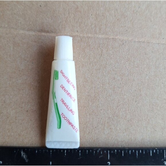 Dentifrice Mini Travel Toothpaste Tube Vintage Doll Size For Decoration - Picture 3 of 5